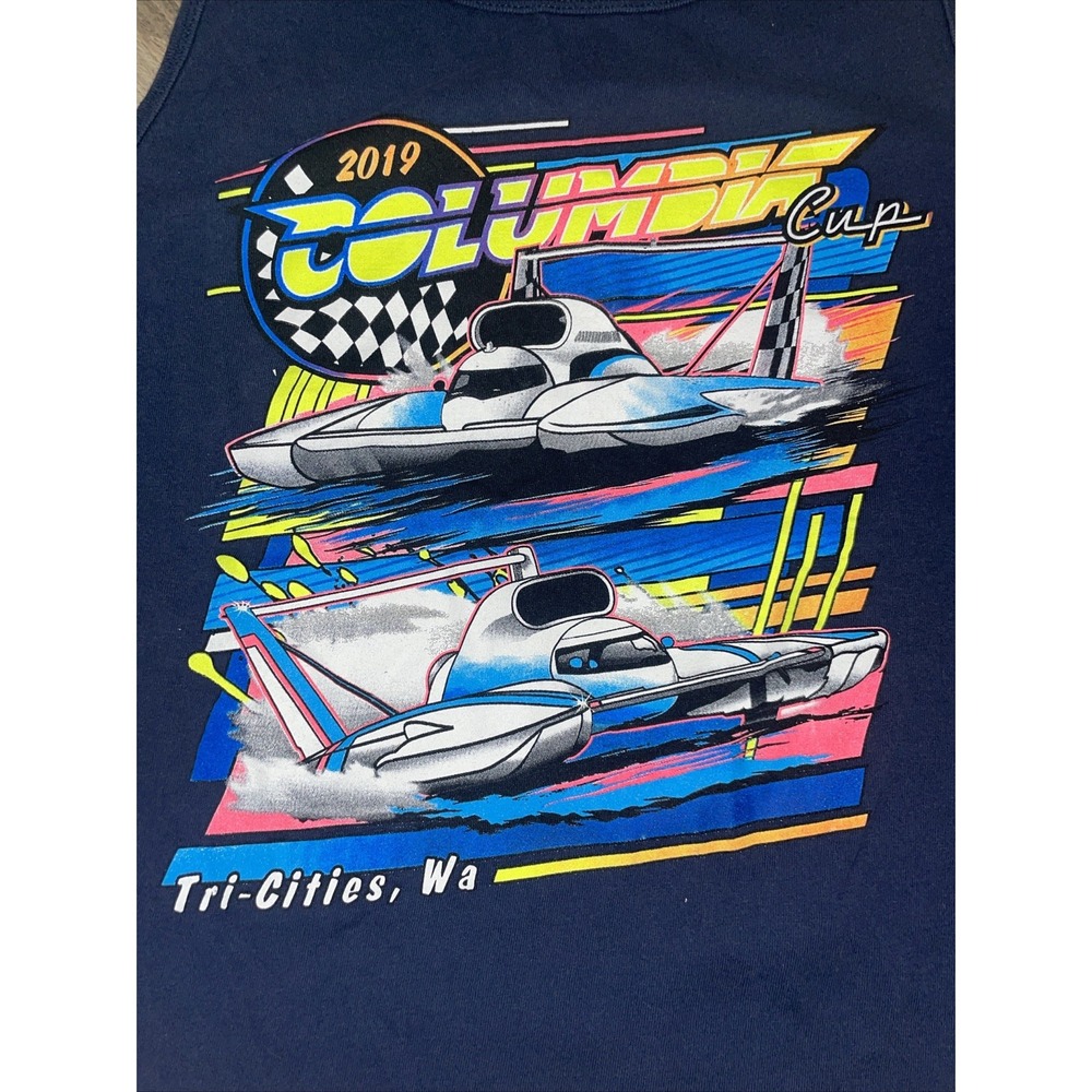 Tri‎ Cities Columbia Cup 2019 Tri-Cities Men's M Tank Top Blue